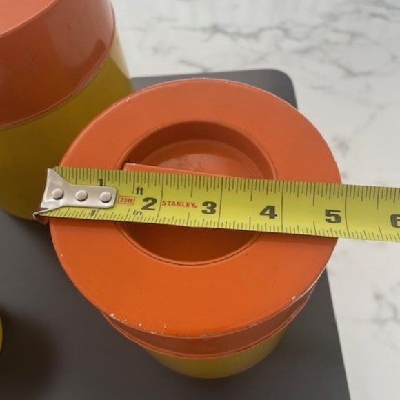 3 San Francisco Counterpoint Metal Canister Set Vintage (Japan) - Picture 7 of 10